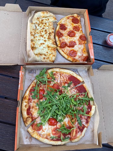 Endless combinations can be made with Blaze Pizza's toppings. 